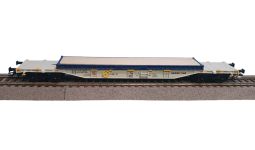 In der Spur H0-PF-40-BL-HB - H0 - Ladeplattform 40 mit Holzboden - blau